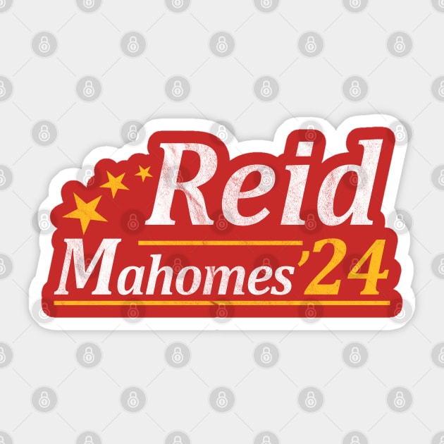 Andy Reid Patrick Mahomes 2024 Sticker by RansomBergnaum